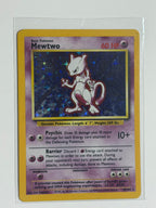 Mewtwo #010/102 Base Set Holo Rare Unlimited Lightly played