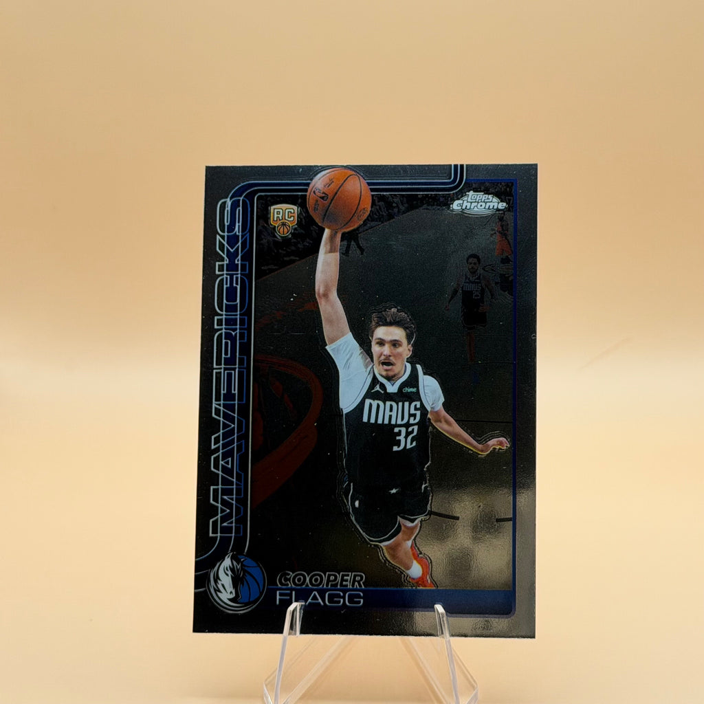 2025-26 Topps Chrome Updates Cooper Flagg RC #151 Dallas Mavericks Rookie