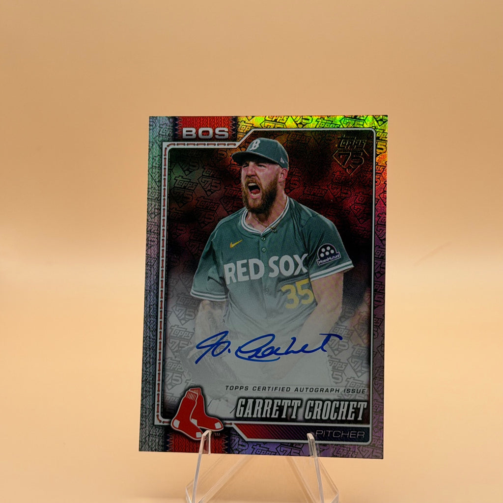 2026 Topps Series 2 Garrett Crochet Real One Auto 75th /75 #53 Red Sox
