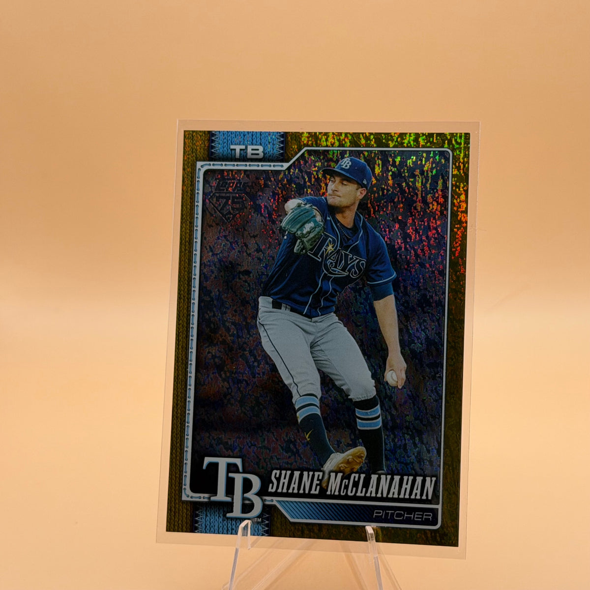 2026 Topps Series 2 Shane McClanahan #602 Gold Rainbow Foil /50 Rays 39/50