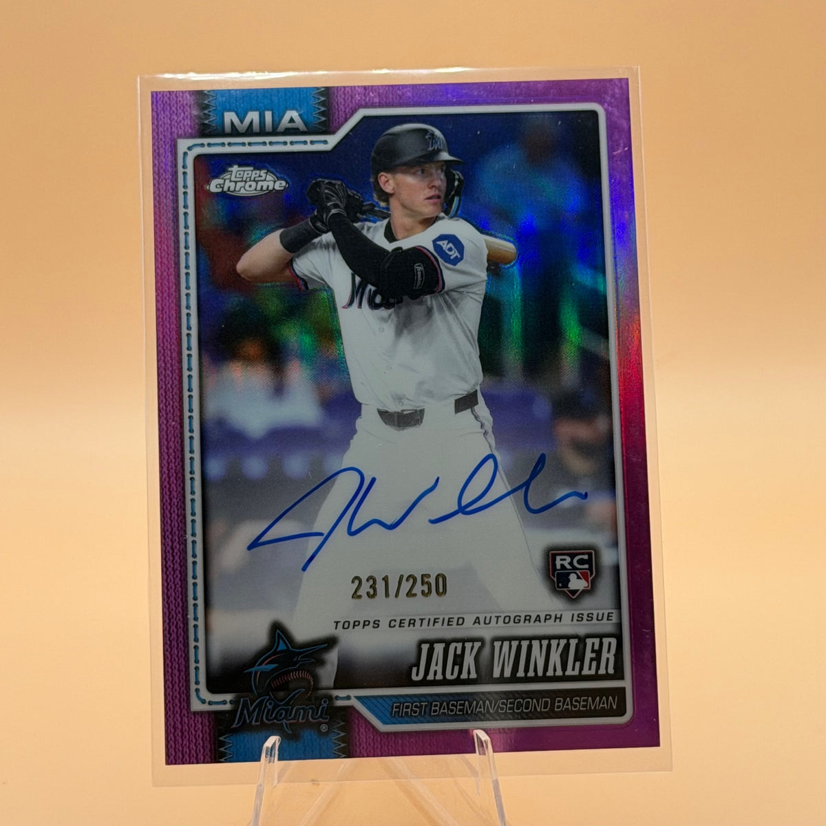 Topps Jack Winkler #RA-JWI 2026 Topps Chrome Baseball Auto