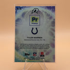 2025 Topps Resurgence Tyler Warren RC Protonyx Navy Surge /275 PT-13 Colts