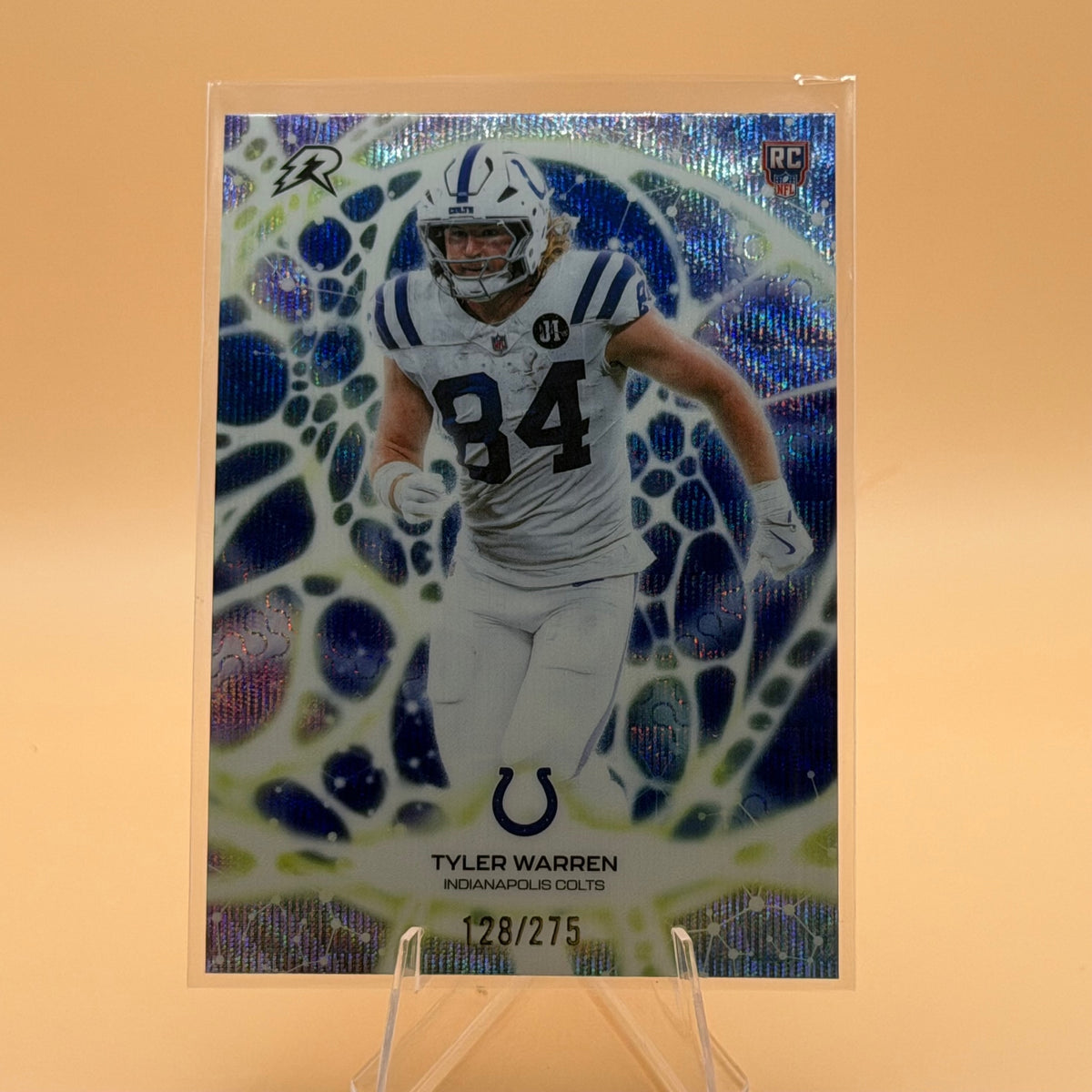 2025 Topps Resurgence Tyler Warren RC Protonyx Navy Surge /275 PT-13 Colts