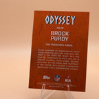 2025 Topps Signature Class Brock Purdy Odyssey SSP Case Hit OD-18 49ers
