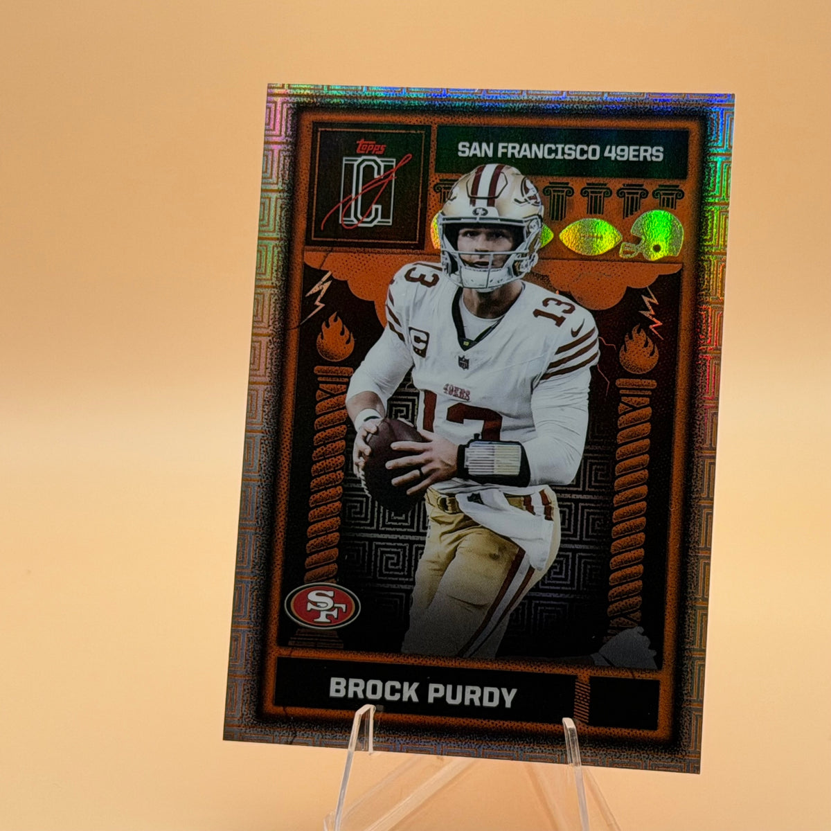 2025 Topps Signature Class Brock Purdy Odyssey SSP Case Hit OD-18 49ers