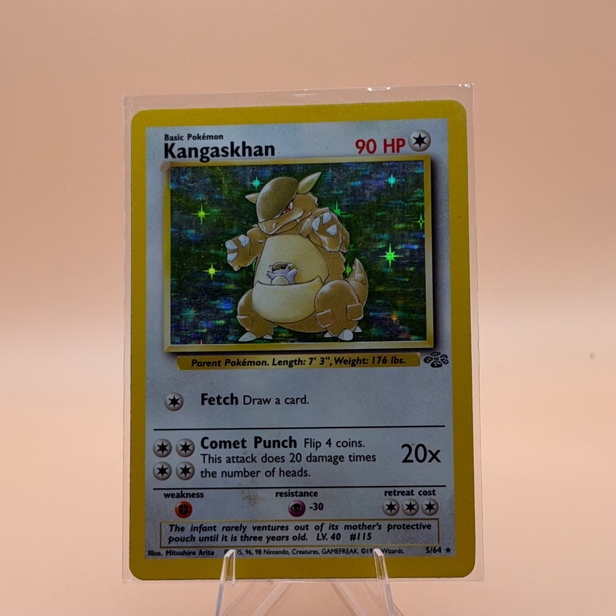 Kangaskhan (5) #05/64 Jungle Holo Rare Lightly played