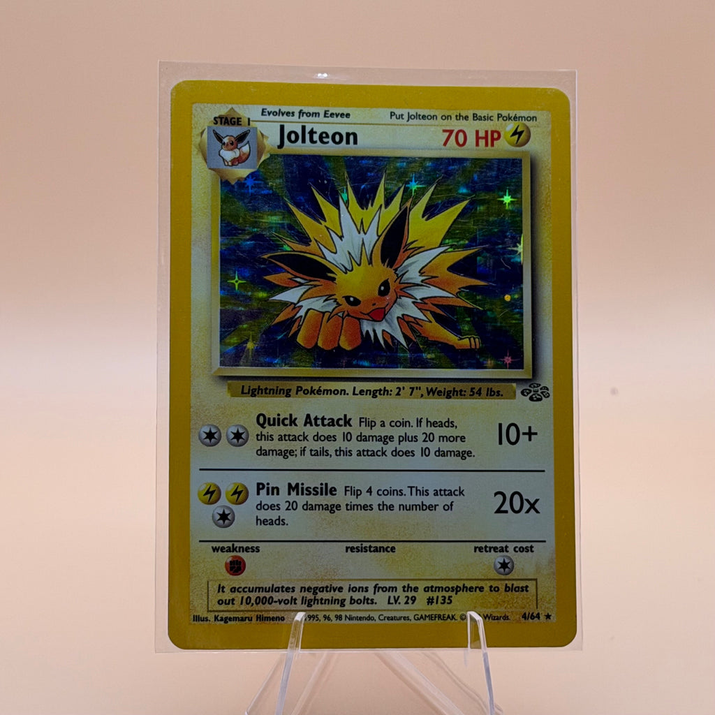 Jolteon (4) #04/64 Jungle Holo Rare Lightly played